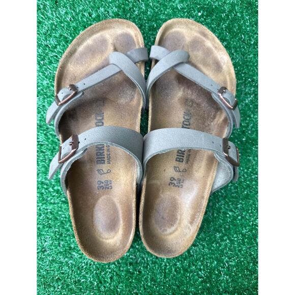 Birkenstock Sandals Womens EU39 US 8 Mayari Birko-Flor  Comfort Slides Boho - Picture 5 of 7